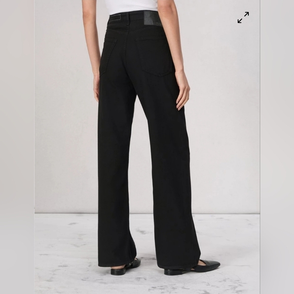 NWT Featherweight Logan Wide-Leg Mid-Rise Jean Size 28 by Rag and Bone - Picture 2 of 13